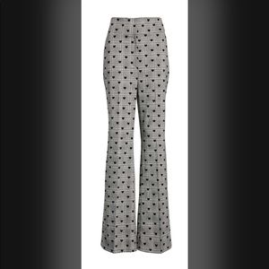 Halogen x Atlantic Pacific Flocked Plaid Flares